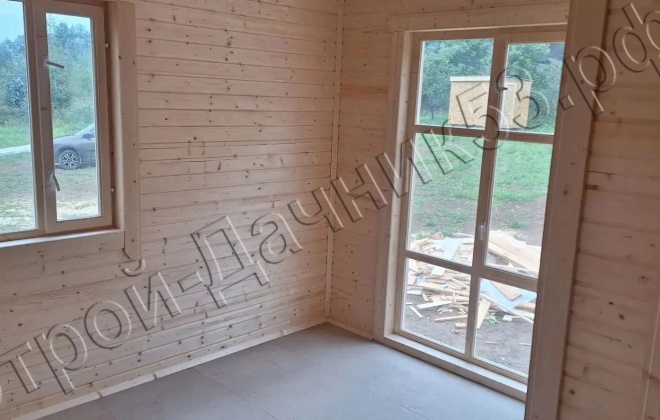 4 Каркасный дом Д–19, 6x6 м, 36 М², Тульская область, Заокский район, КП Наткино (6)